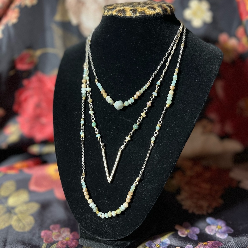 NWT Lucky Brand Layered Necklace
